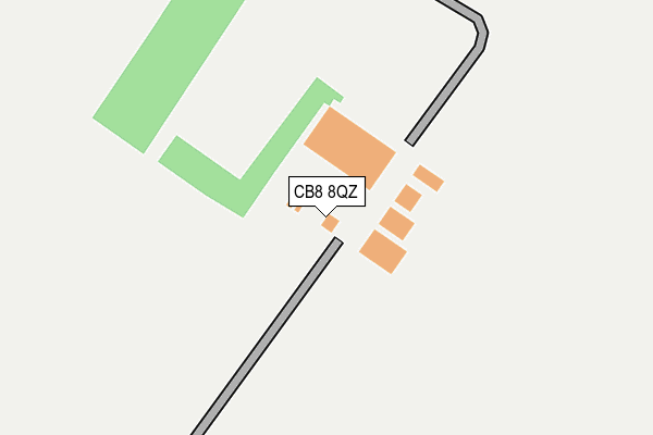 CB8 8QZ map - OS OpenMap – Local (Ordnance Survey) CB8 8QZ map - OS OpenMap – Local (Ordnance Survey)