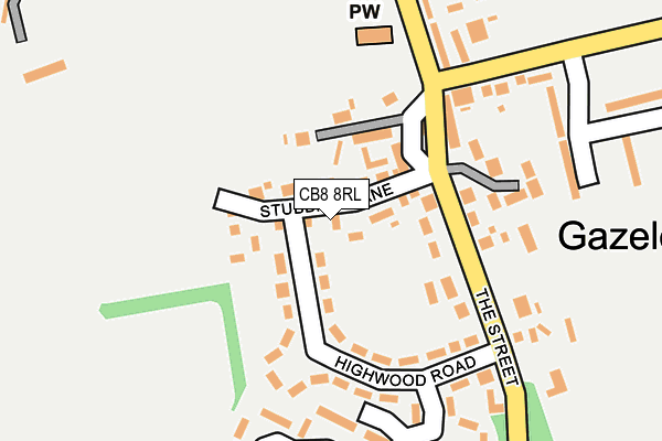 CB8 8RL map - OS OpenMap – Local (Ordnance Survey) CB8 8RL map - OS OpenMap – Local (Ordnance Survey)