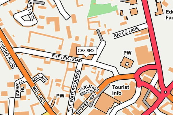 CB8 8RX map - OS OpenMap – Local (Ordnance Survey) CB8 8RX map - OS OpenMap – Local (Ordnance Survey)