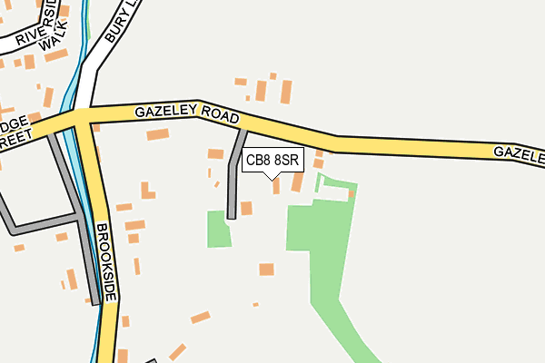 CB8 8SR map - OS OpenMap – Local (Ordnance Survey) CB8 8SR map - OS OpenMap – Local (Ordnance Survey)
