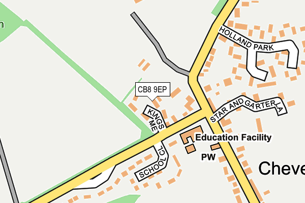 CB8 9EP map - OS OpenMap – Local (Ordnance Survey) CB8 9EP map - OS OpenMap – Local (Ordnance Survey)
