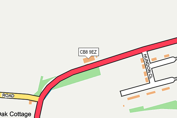 CB8 9EZ map - OS OpenMap – Local (Ordnance Survey) CB8 9EZ map - OS OpenMap – Local (Ordnance Survey)