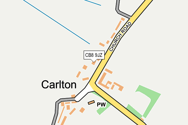 CB8 9JZ map - OS OpenMap – Local (Ordnance Survey) CB8 9JZ map - OS OpenMap – Local (Ordnance Survey)