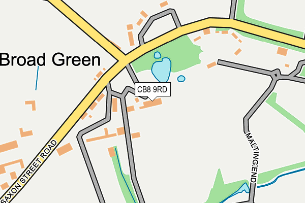 CB8 9RD map - OS OpenMap – Local (Ordnance Survey) CB8 9RD map - OS OpenMap – Local (Ordnance Survey)