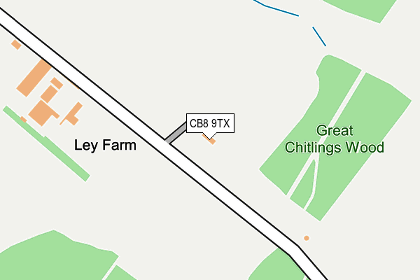 CB8 9TX map - OS OpenMap – Local (Ordnance Survey) CB8 9TX map - OS OpenMap – Local (Ordnance Survey)