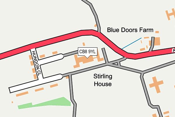 CB8 9YL map - OS OpenMap – Local (Ordnance Survey) CB8 9YL map - OS OpenMap – Local (Ordnance Survey)