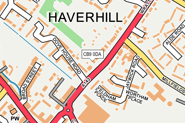 CB9 0DA map - OS OpenMap – Local (Ordnance Survey) CB9 0DA map - OS OpenMap – Local (Ordnance Survey)