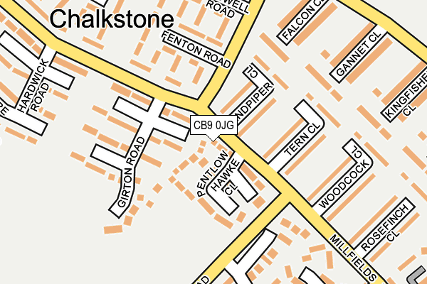 CB9 0JG map - OS OpenMap – Local (Ordnance Survey) CB9 0JG map - OS OpenMap – Local (Ordnance Survey)