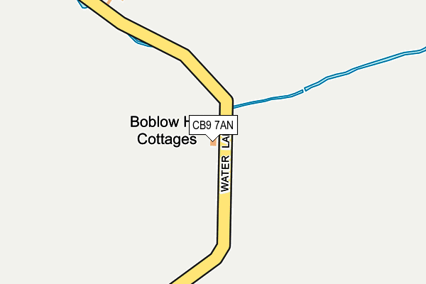 CB9 7AN map - OS OpenMap – Local (Ordnance Survey) CB9 7AN map - OS OpenMap – Local (Ordnance Survey)