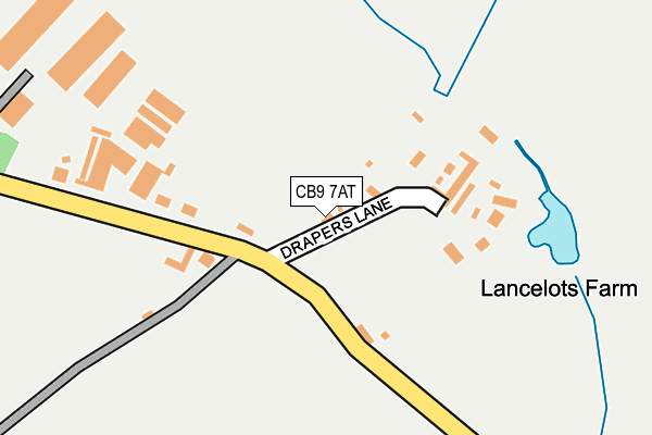 CB9 7AT map - OS OpenMap – Local (Ordnance Survey) CB9 7AT map - OS OpenMap – Local (Ordnance Survey)