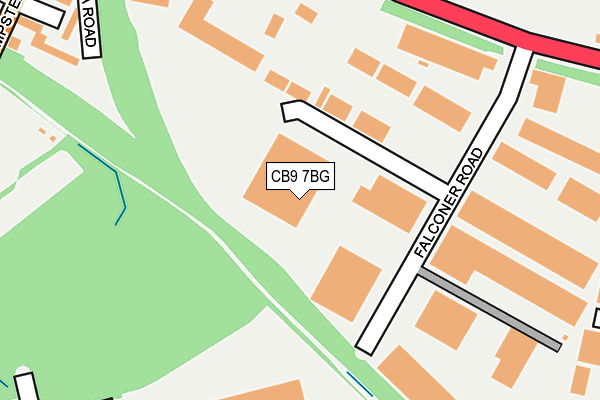CB9 7BG map - OS OpenMap – Local (Ordnance Survey) CB9 7BG map - OS OpenMap – Local (Ordnance Survey)
