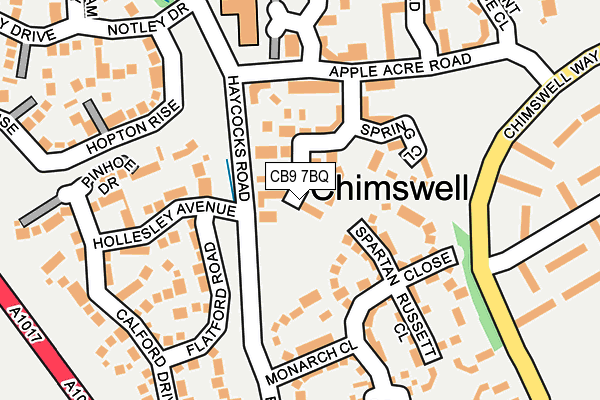 CB9 7BQ map - OS OpenMap – Local (Ordnance Survey) CB9 7BQ map - OS OpenMap – Local (Ordnance Survey)