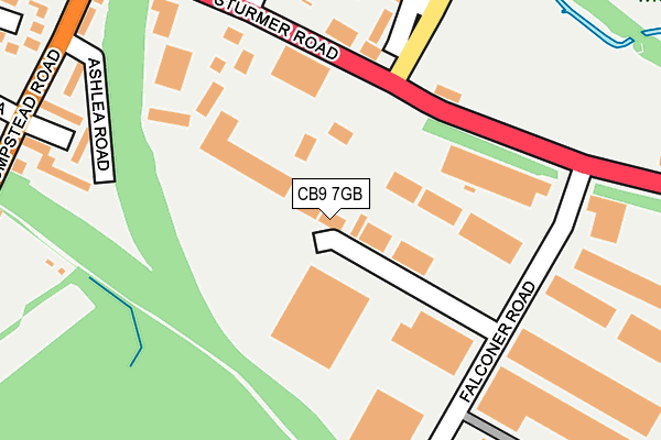CB9 7GB map - OS OpenMap – Local (Ordnance Survey) CB9 7GB map - OS OpenMap – Local (Ordnance Survey)