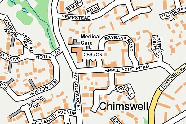 CB9 7GN map - OS OpenMap – Local (Ordnance Survey) CB9 7GN map - OS OpenMap – Local (Ordnance Survey)