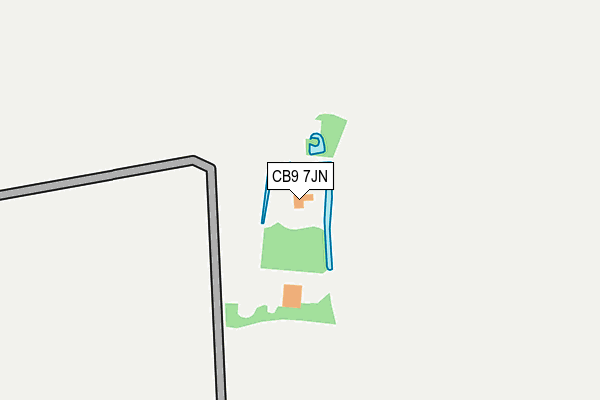 CB9 7JN map - OS OpenMap – Local (Ordnance Survey) CB9 7JN map - OS OpenMap – Local (Ordnance Survey)
