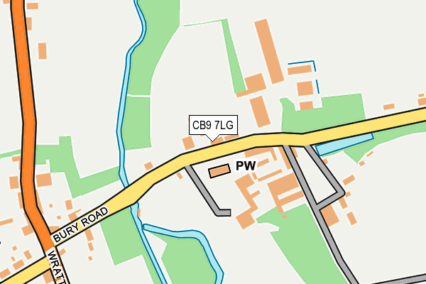CB9 7LG map - OS OpenMap – Local (Ordnance Survey) CB9 7LG map - OS OpenMap – Local (Ordnance Survey)