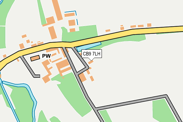 CB9 7LH map - OS OpenMap – Local (Ordnance Survey) CB9 7LH map - OS OpenMap – Local (Ordnance Survey)
