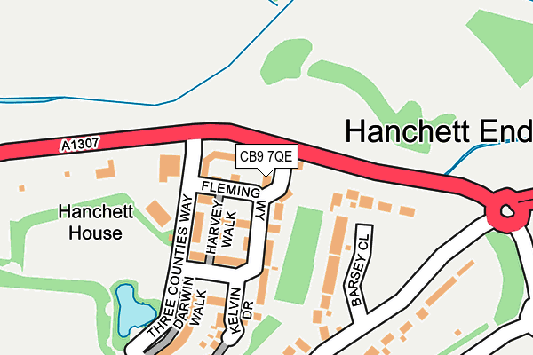 CB9 7QE map - OS OpenMap – Local (Ordnance Survey) CB9 7QE map - OS OpenMap – Local (Ordnance Survey)