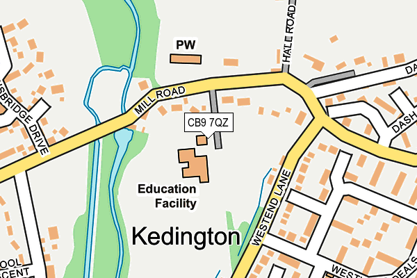 CB9 7QZ map - OS OpenMap – Local (Ordnance Survey) CB9 7QZ map - OS OpenMap – Local (Ordnance Survey)