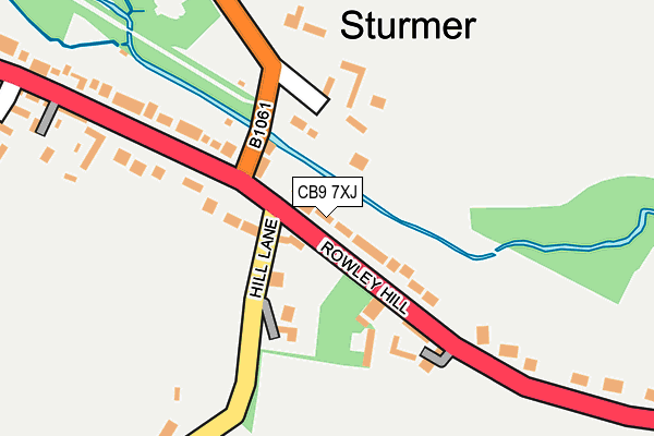 CB9 7XJ map - OS OpenMap – Local (Ordnance Survey) CB9 7XJ map - OS OpenMap – Local (Ordnance Survey)