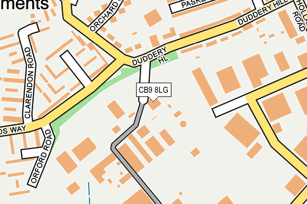 CB9 8LG map - OS OpenMap – Local (Ordnance Survey) CB9 8LG map - OS OpenMap – Local (Ordnance Survey)