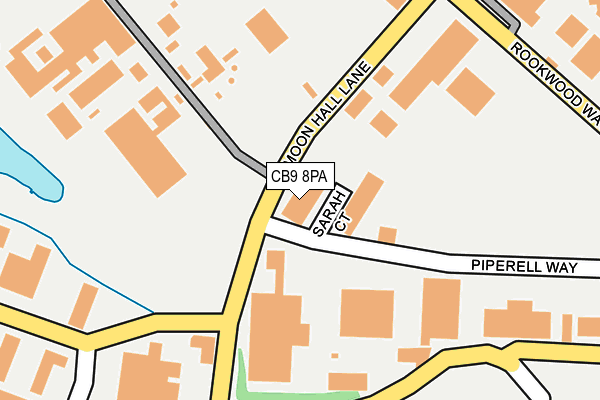 CB9 8PA map - OS OpenMap – Local (Ordnance Survey) CB9 8PA map - OS OpenMap – Local (Ordnance Survey)