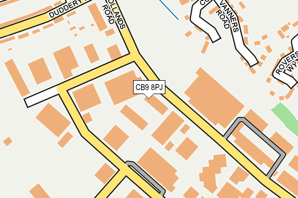CB9 8PJ map - OS OpenMap – Local (Ordnance Survey) CB9 8PJ map - OS OpenMap – Local (Ordnance Survey)