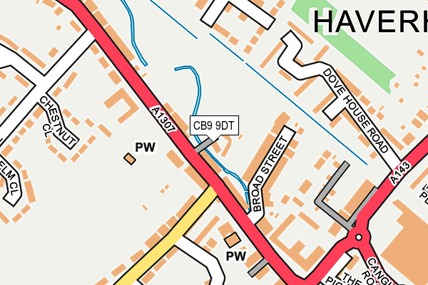 CB9 9DT map - OS OpenMap – Local (Ordnance Survey) CB9 9DT map - OS OpenMap – Local (Ordnance Survey)