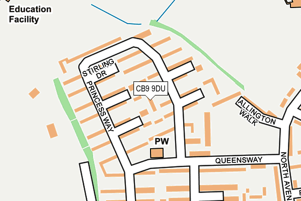 CB9 9DU map - OS OpenMap – Local (Ordnance Survey) CB9 9DU map - OS OpenMap – Local (Ordnance Survey)