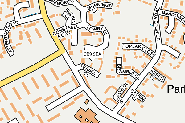 CB9 9EA map - OS OpenMap – Local (Ordnance Survey) CB9 9EA map - OS OpenMap – Local (Ordnance Survey)