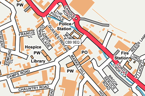 CB9 9EQ map - OS OpenMap – Local (Ordnance Survey) CB9 9EQ map - OS OpenMap – Local (Ordnance Survey)