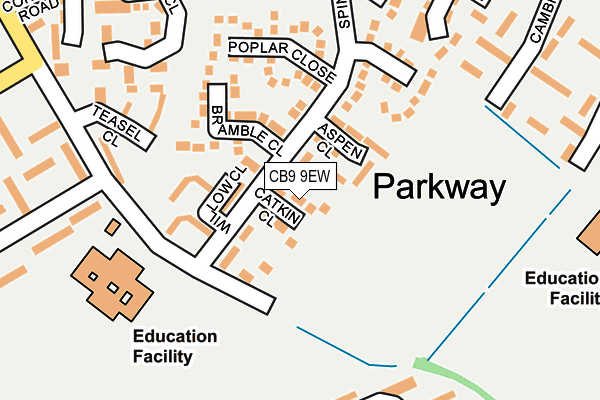 CB9 9EW map - OS OpenMap – Local (Ordnance Survey) CB9 9EW map - OS OpenMap – Local (Ordnance Survey)