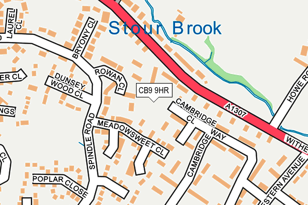CB9 9HR map - OS OpenMap – Local (Ordnance Survey) CB9 9HR map - OS OpenMap – Local (Ordnance Survey)
