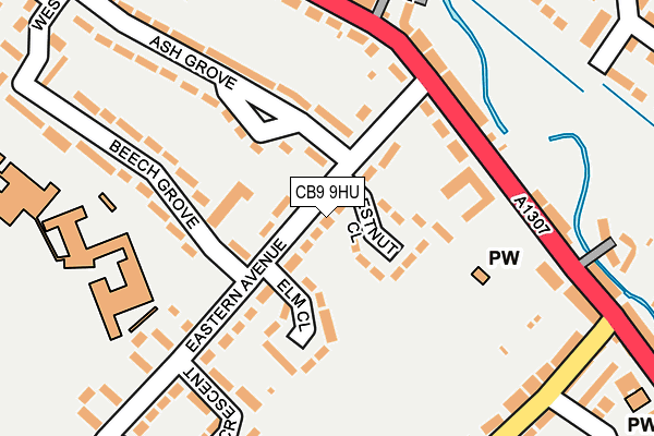 CB9 9HU map - OS OpenMap – Local (Ordnance Survey) CB9 9HU map - OS OpenMap – Local (Ordnance Survey)