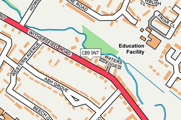 CB9 9NT map - OS OpenMap – Local (Ordnance Survey) CB9 9NT map - OS OpenMap – Local (Ordnance Survey)