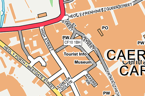 CF10 1BH map - OS OpenMap – Local (Ordnance Survey) CF10 1BH map - OS OpenMap – Local (Ordnance Survey)