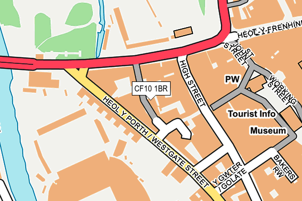 CF10 1BR map - OS OpenMap – Local (Ordnance Survey) CF10 1BR map - OS OpenMap – Local (Ordnance Survey)