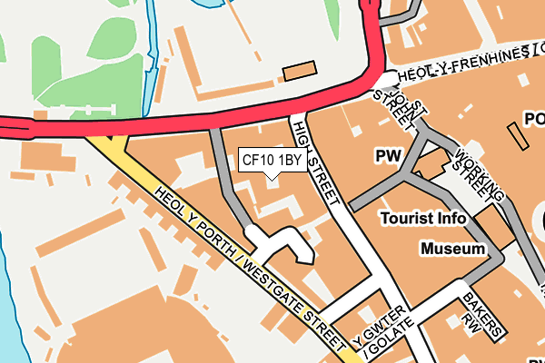 CF10 1BY map - OS OpenMap – Local (Ordnance Survey) CF10 1BY map - OS OpenMap – Local (Ordnance Survey)