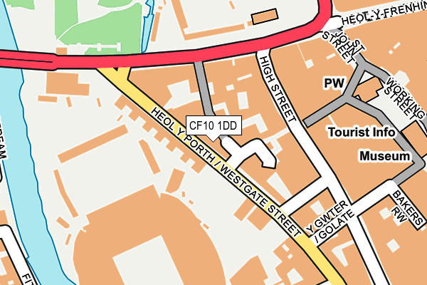 CF10 1DD map - OS OpenMap – Local (Ordnance Survey) CF10 1DD map - OS OpenMap – Local (Ordnance Survey)