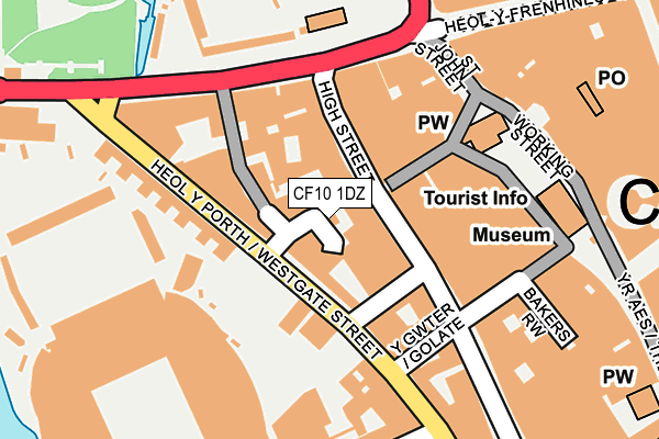 CF10 1DZ map - OS OpenMap – Local (Ordnance Survey) CF10 1DZ map - OS OpenMap – Local (Ordnance Survey)