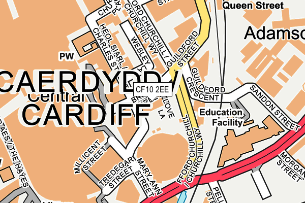 CF10 2EE map - OS OpenMap – Local (Ordnance Survey) CF10 2EE map - OS OpenMap – Local (Ordnance Survey)