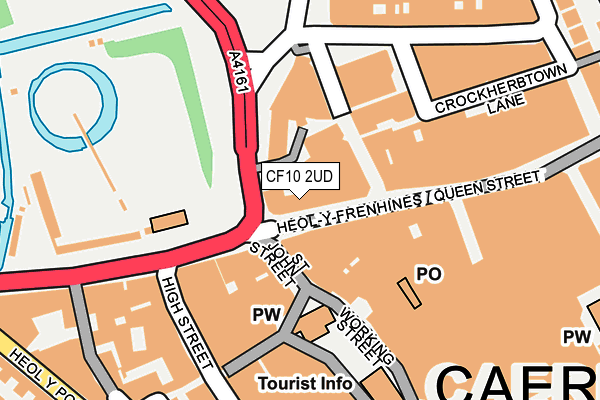 CF10 2UD map - OS OpenMap – Local (Ordnance Survey) CF10 2UD map - OS OpenMap – Local (Ordnance Survey)