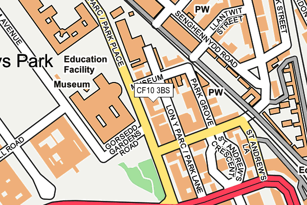 CF10 3BS map - OS OpenMap – Local (Ordnance Survey) CF10 3BS map - OS OpenMap – Local (Ordnance Survey)