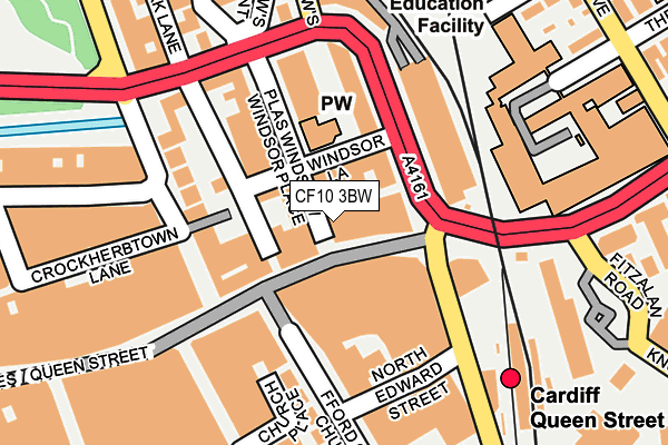 CF10 3BW map - OS OpenMap – Local (Ordnance Survey) CF10 3BW map - OS OpenMap – Local (Ordnance Survey)