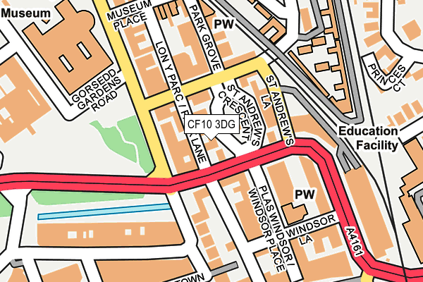 CF10 3DG map - OS OpenMap – Local (Ordnance Survey) CF10 3DG map - OS OpenMap – Local (Ordnance Survey)