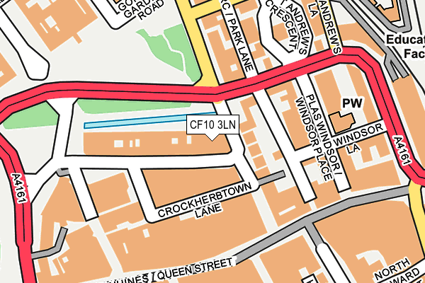 CF10 3LN map - OS OpenMap – Local (Ordnance Survey) CF10 3LN map - OS OpenMap – Local (Ordnance Survey)