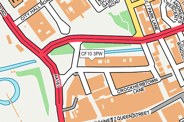CF10 3PW map - OS OpenMap – Local (Ordnance Survey) CF10 3PW map - OS OpenMap – Local (Ordnance Survey)
