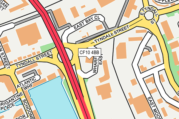 CF10 4BB map - OS OpenMap – Local (Ordnance Survey) CF10 4BB map - OS OpenMap – Local (Ordnance Survey)