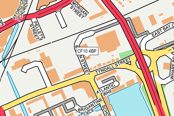 CF10 4BP map - OS OpenMap – Local (Ordnance Survey) CF10 4BP map - OS OpenMap – Local (Ordnance Survey)