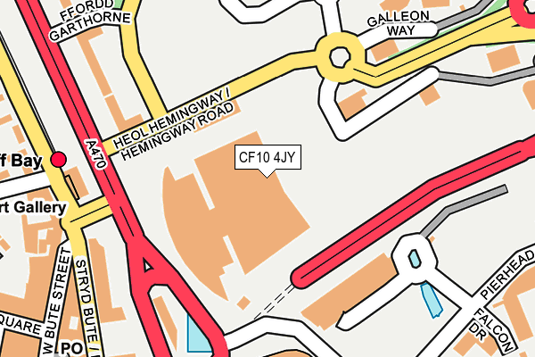CF10 4JY map - OS OpenMap – Local (Ordnance Survey) CF10 4JY map - OS OpenMap – Local (Ordnance Survey)